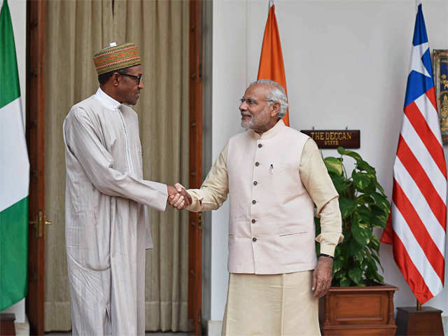 PM Modi with Nigeria's President