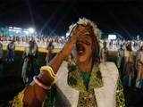 A dancer performs during ceremony