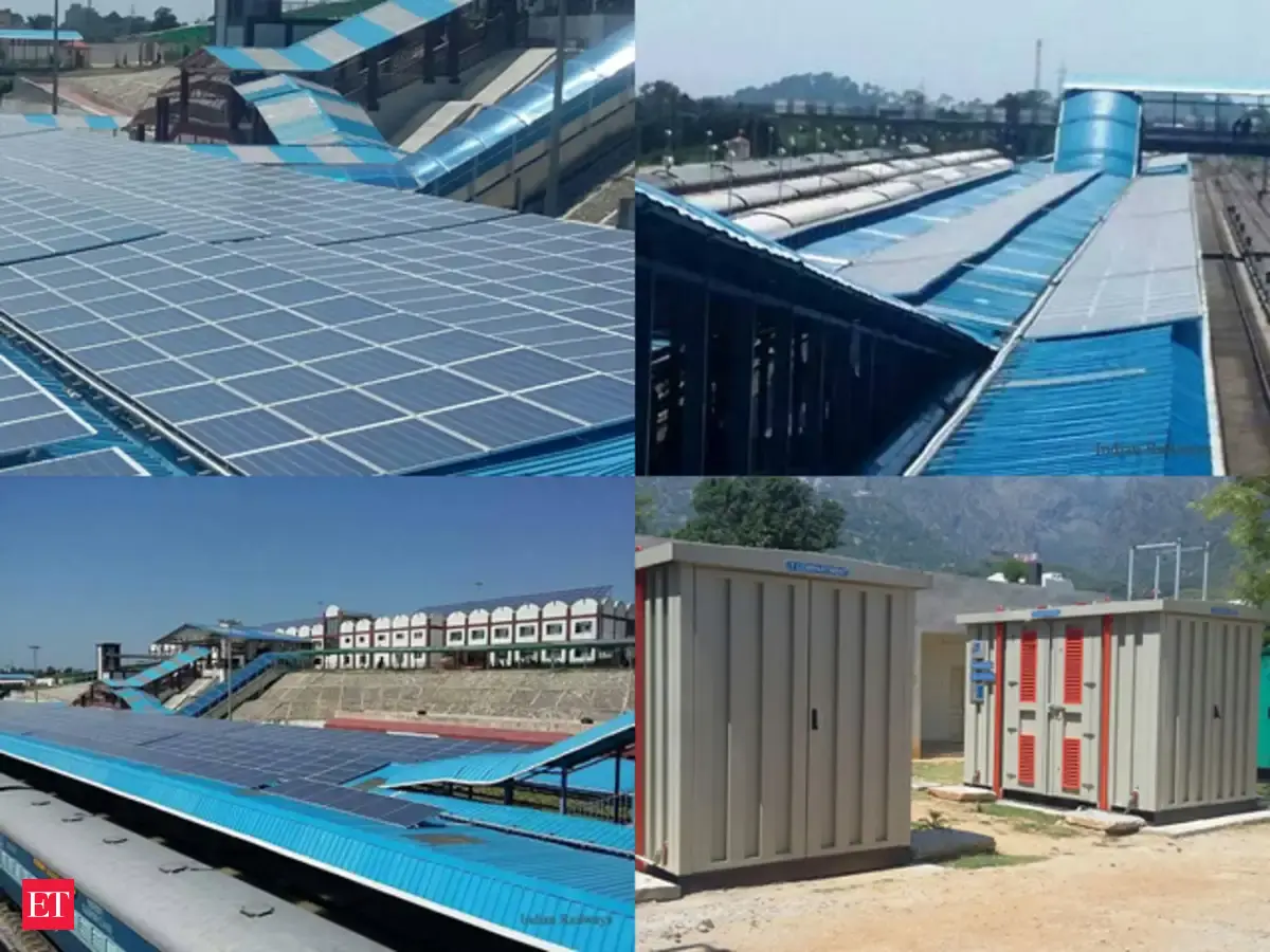 One megawatt solar power plant at Katra station - Katra solar project ...
