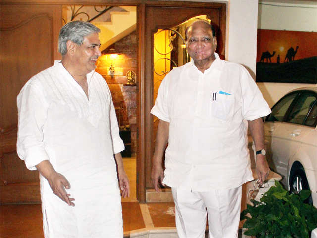 Pawar with BCCI President in Nagpur