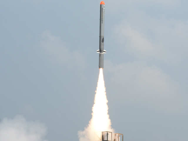 Nirbhay: Powered by a solid rocket motor booster