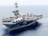 USS Theodore Roosevelt en route to San Diego