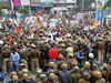 Congress holds protest march against PDP-BJP government in Jammu