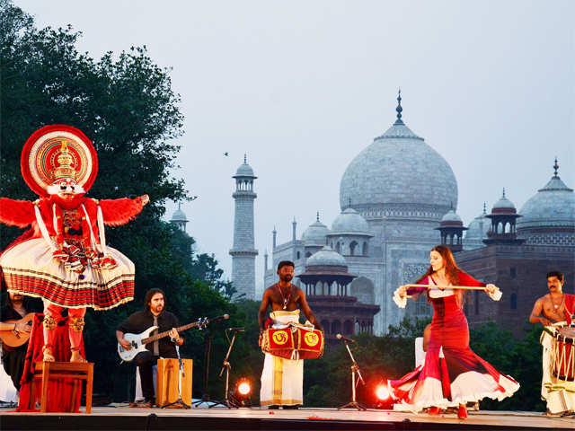 Kathakali fusion dance in Agra