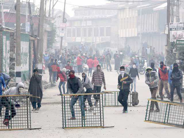 Clashes in Srinagar