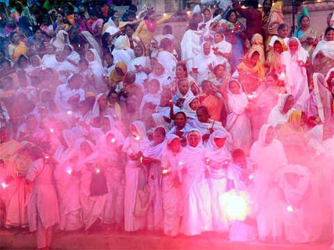Widows celebrate Diwali in Mathura