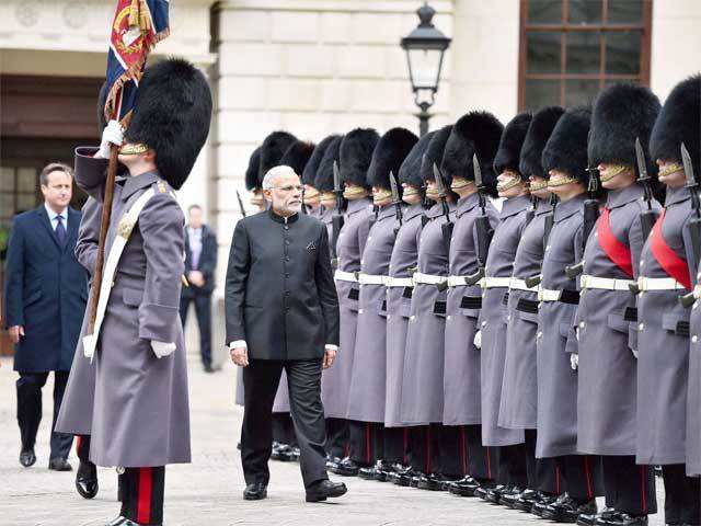 PM Modi's official welcome ceremony