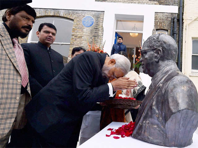 PM Modi at Ambedkar Memorial