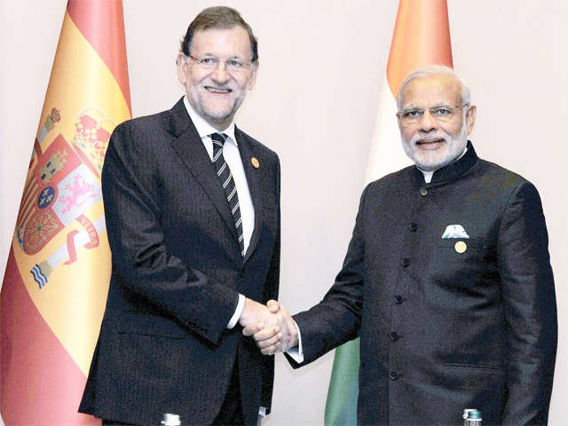 PM Modi with Spain PM Mariano Rajoy