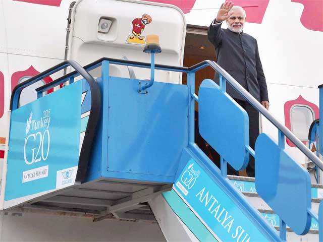 PM Modi departs from Antalya