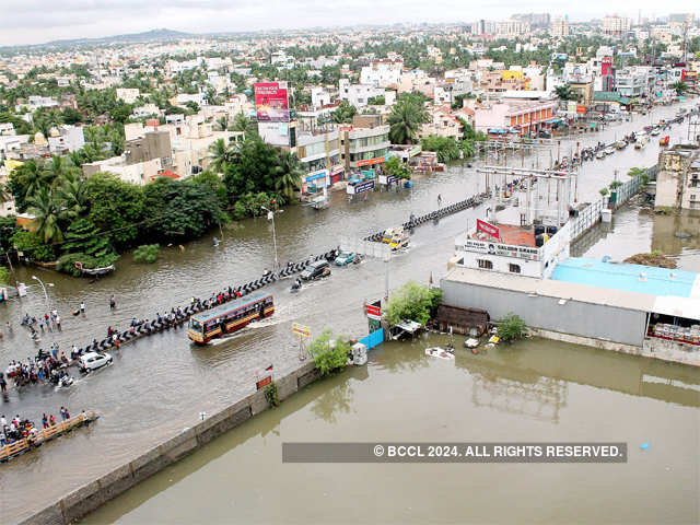 Heavy rains in Chennai
