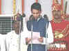 Lalu's son Tej Pratap takes oath in Patna