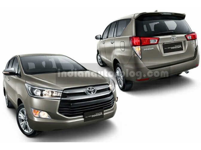 Dimensions - 2016 Toyota Innova - Features and Specifications | The ...