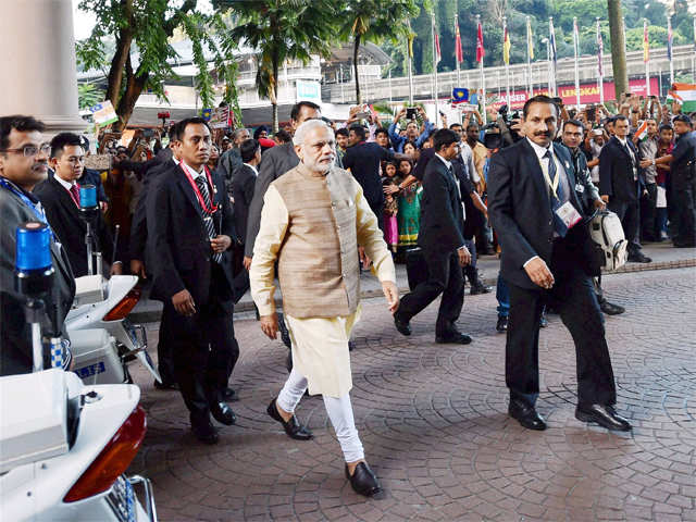 Modi arrives to attend ASEAN Summit & East Asia Summit
