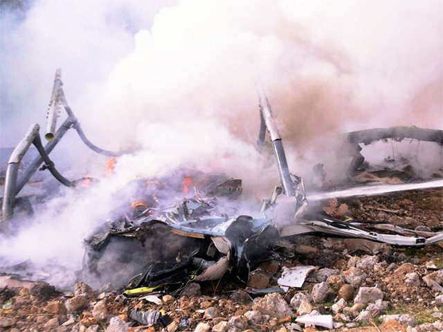 Helicopter crashes in Jammu