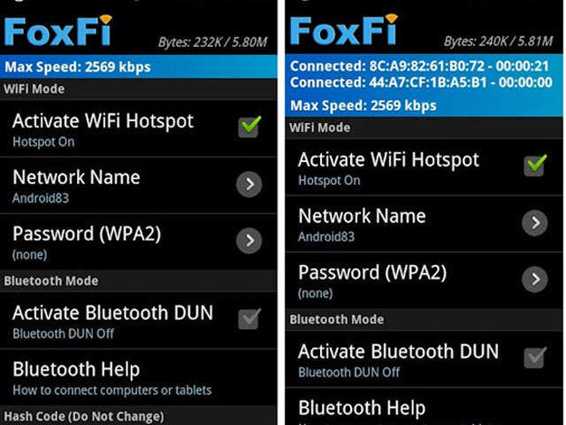 FoxFi turns your phone into a hotspot without your carrier knowing