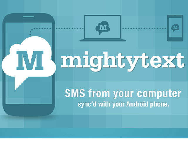 Mighty Text lets you text from your computer using your Android number