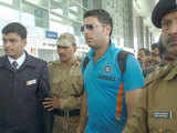 Indian cricket team takes special flight