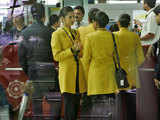 Jet Airways staff at check-in counter