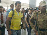 Indian cricket team takes special flight