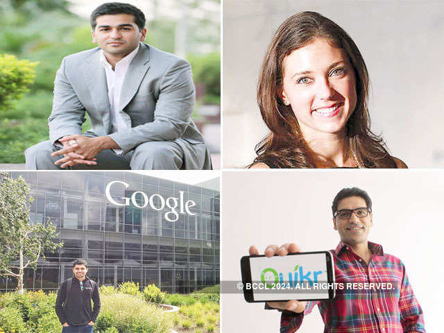 Where did these 5 entrepreneurs intern?
