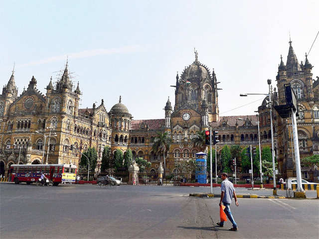 Outer view: Chatrapati Shivaji Railway Station