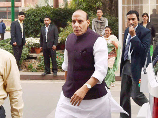 Home minister reaches house