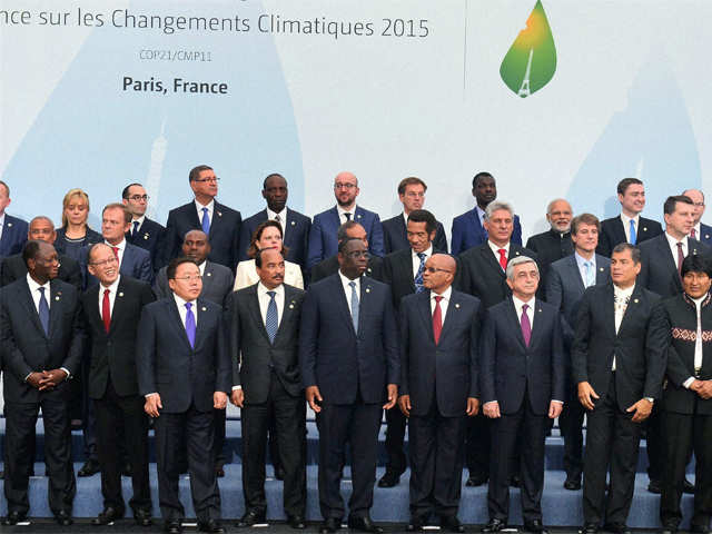 Heads of states and governments at COP 21 summit