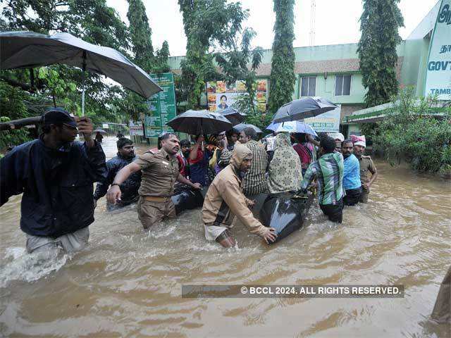 Rescuers shifting patients