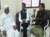 AAP leaders Kumar Vishwas and Sanjay Singh meet Anna Hazare