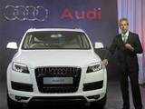 MD of Audi India at the launch of SUV