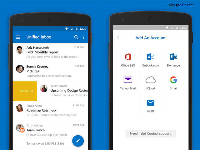 Organize emails with Outlook