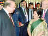 Sushma Swaraj meets Pakistan PM Nawaz Sharif