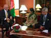 Sushma Swaraj meets Ashraf Ghani in Islamabad