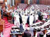 Protesting Congress members force two adjournments in Rajya Sabha