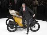 Bugatti CEO gets off a vintage Bugatti