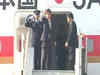 Japanese PM Shinzo Abe departs from New Delhi