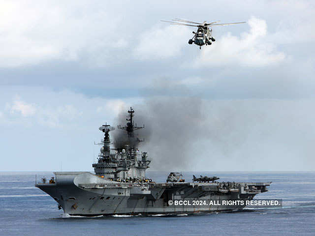 Choicest pics: PM Modi reviews impressive naval exercise off Kochi coast
