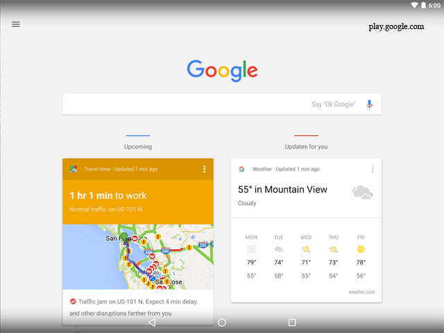 Google Now: Location-based reminders