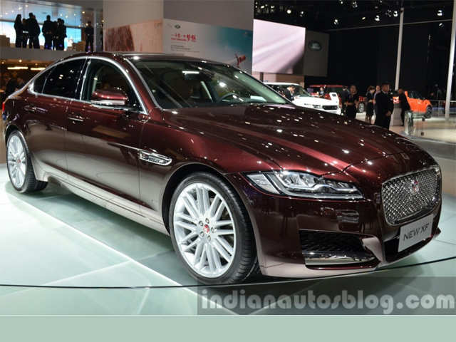 India-bound 2016 Jaguar XF displayed