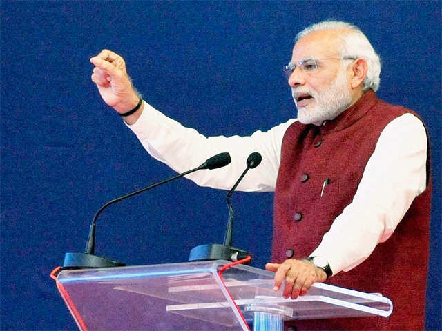 PM Modi addressing the conference