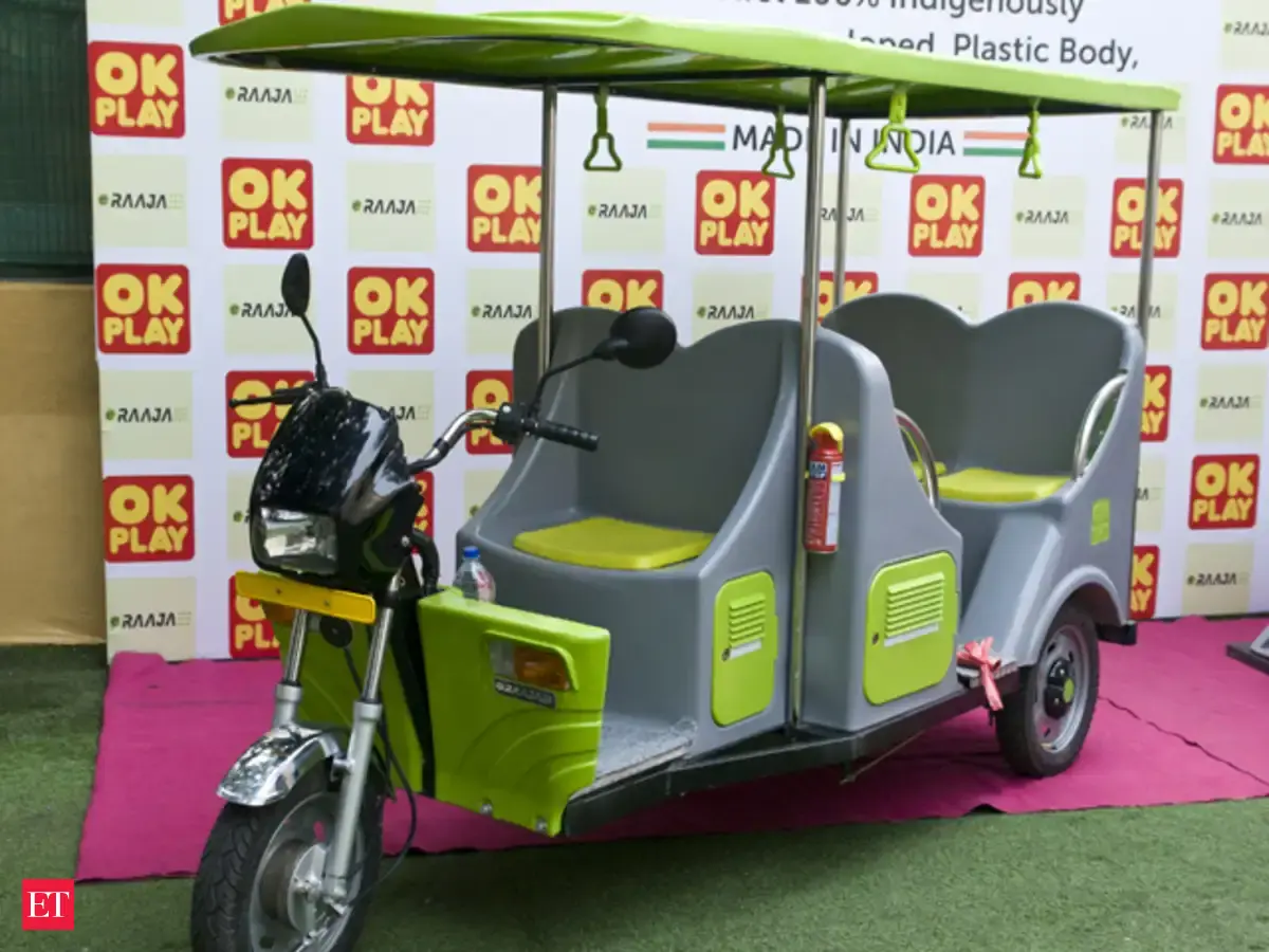 E-Raaja: India's first 100% indigenous e-rickshaw launched - 100% ...