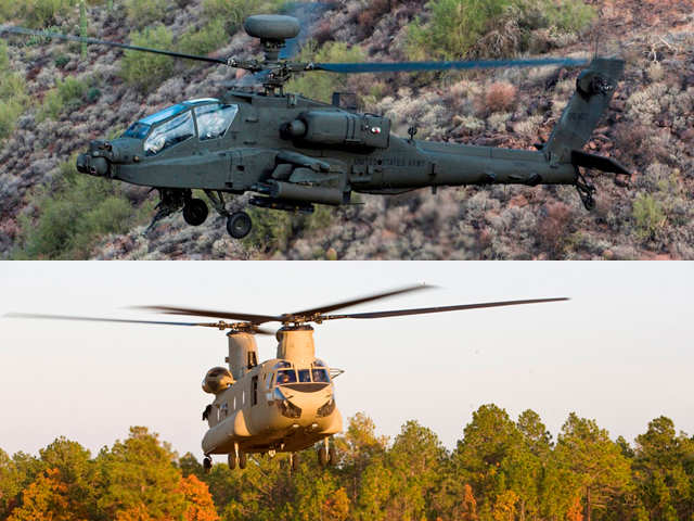 Deal for Apache & Chinook choppers signed