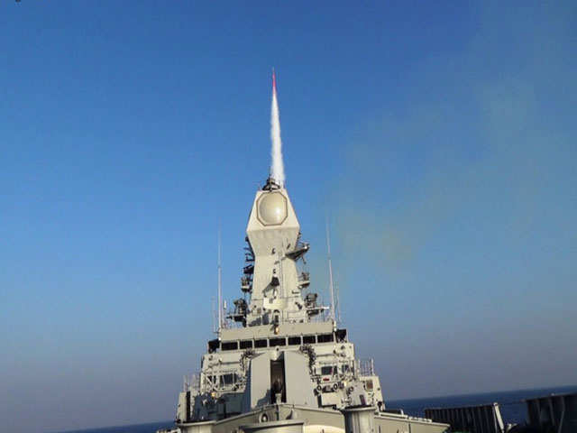 Barak 8 missile test fired from INS Kolkata