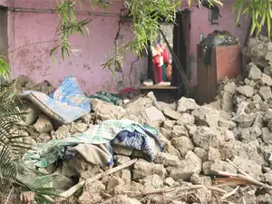 A powerful earthquake measuring 6.8 on the Richter Scale rocked the Eastern region states, including Bihar, early this morning. A powerful earthquake measuring 6.8 on the Richter Scale rocked the Eastern region states, including Bihar, early this morning.