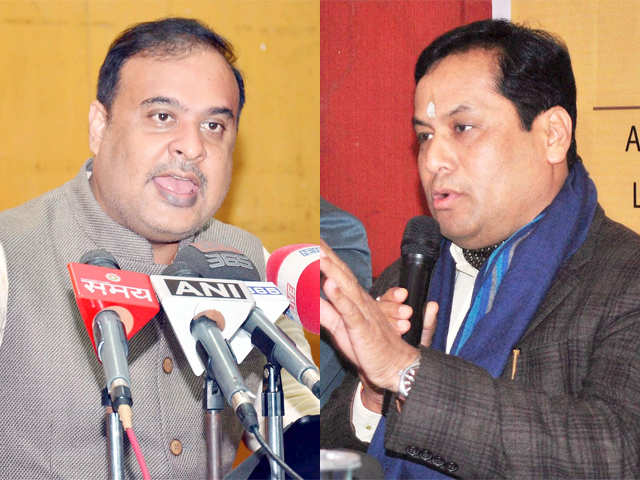 Sarbananda Sonowal & Himanta Biswa Sarma, BJP leaders, Assam