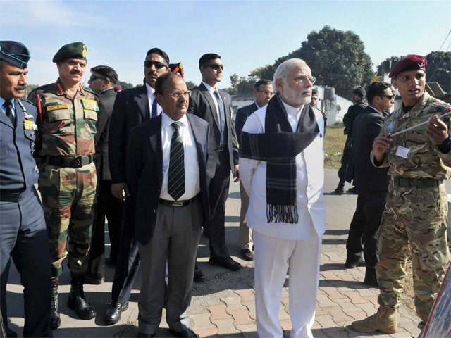 PM Modi visits Pathankot air base
