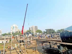 Commuters hit as Mumbai's 136-year-old Hancock bridge is finally dismantled