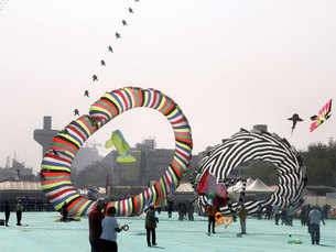 Glimpses of International Kite Festival in Ahmedabad