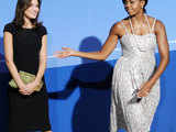Michelle Obama welcomes Carla Bruni